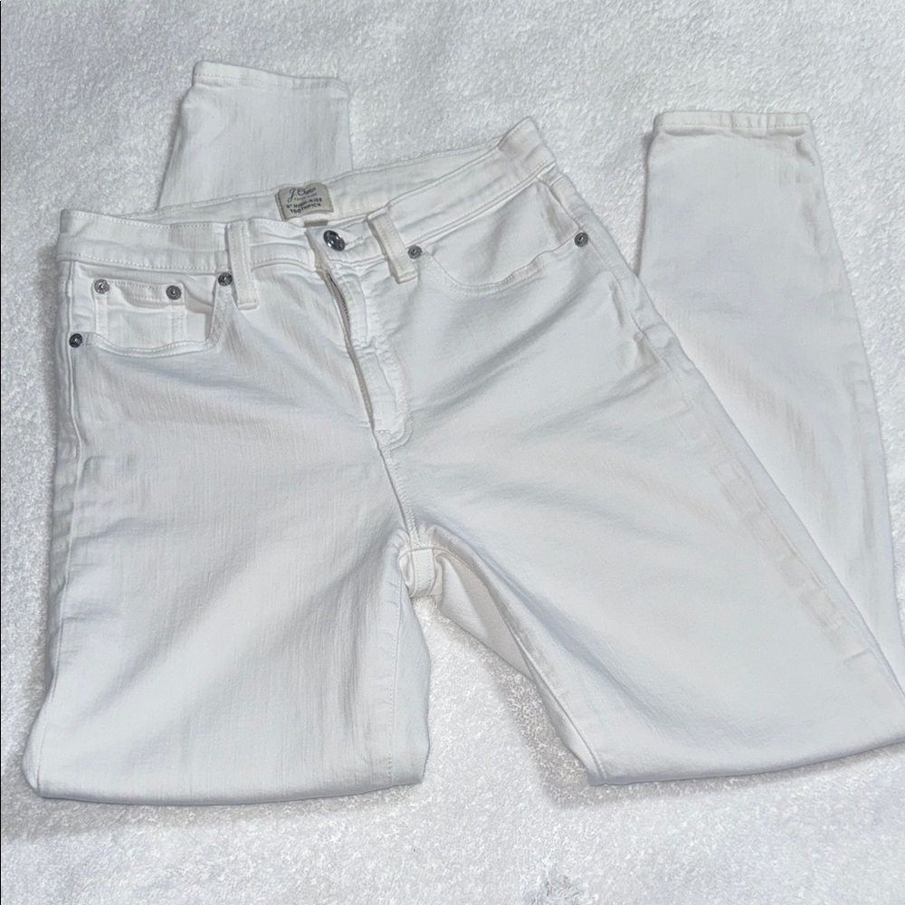 J. Crew Women's Crisp White Skinny Jeans